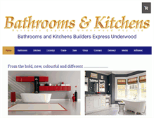 Tablet Screenshot of bathroomsnkitchens.com.au